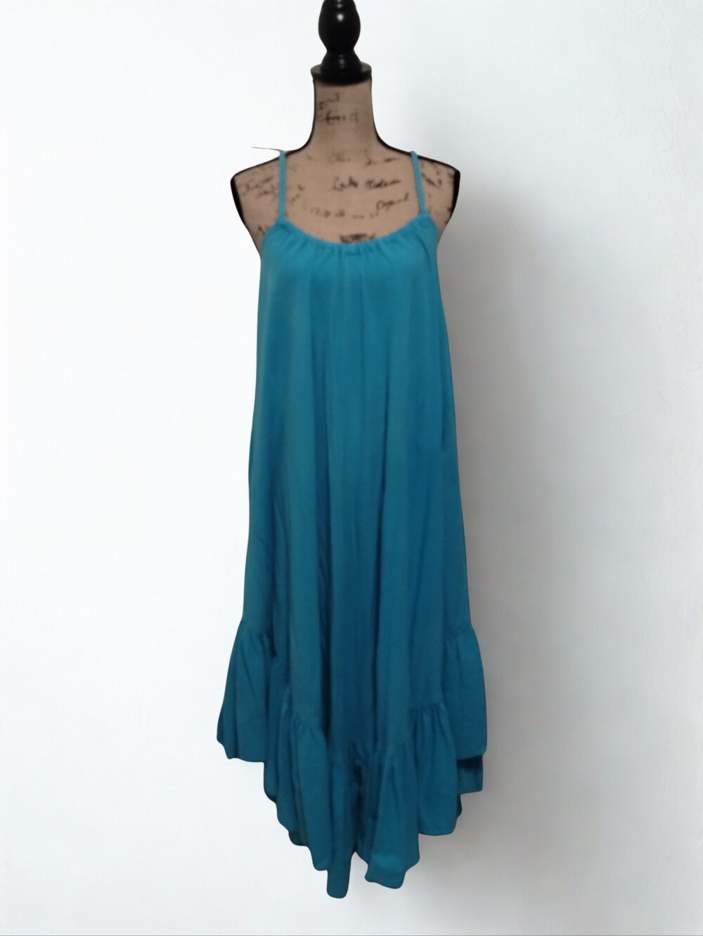 Vintage New Hero Native American Cotton Maxi Dress Women's Size S